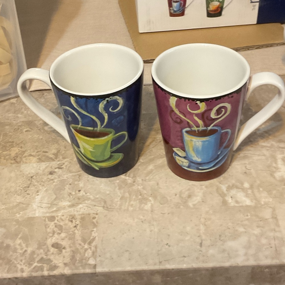 Colorful Coffee Mug Set - Picture 3 of 4